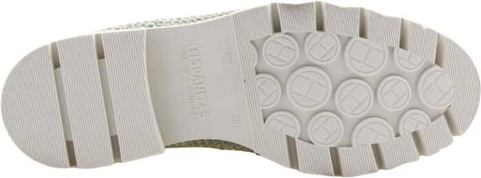 Hispanitas Stijlvolle Media Loafers voor Vrouwen Green Dames