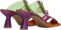 Hispanitas Multi Kleur Leren Jurk Sandalen Multicolor Dames - Thumbnail 4