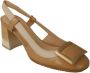 Hispanitas Geëmailleerde Bicolor Pumps met Versiering Brown Dames - Thumbnail 3
