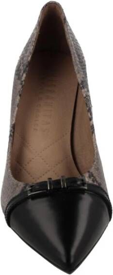 Hispanitas Python Leren Hakken Pumps Bruin Dames