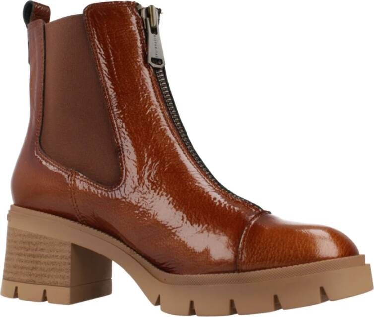 Hispanitas Rits Chelsea Laarzen Beige Dames