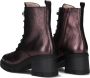 HISPANITAS Veterboots Dames Hi243605 Maat: 37 Materiaal: Leer Kleur: Rood - Thumbnail 3