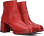 HISPANITAS Enkellaarsjes Dames Hi243674 Maat: 37 Materiaal: Leer Kleur: Rood - Thumbnail 2