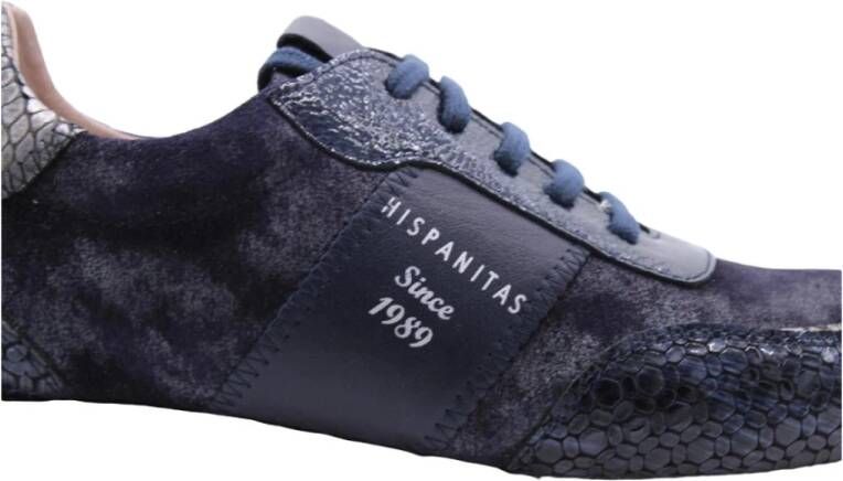 Hispanitas Boor Sneakers Modieus en Comfortabel Blauw Dames