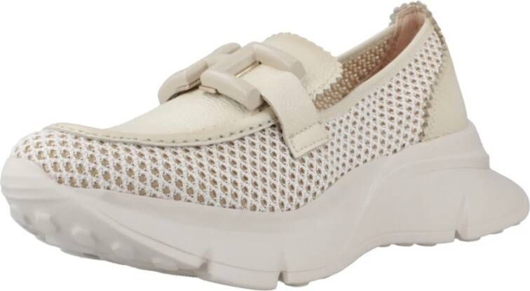 Hispanitas Stijlvolle Sidney-V24 Sneakers Beige Dames