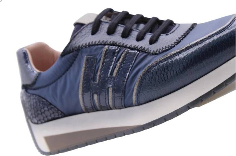 Hispanitas Stijlvolle Sneakers voor Vrouwen Blauw Dames