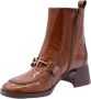 HISPANITAS Enkellaarsjes Dames Hi243727 Maat: 39 Materiaal: Lakleer Kleur: Cognac - Thumbnail 2