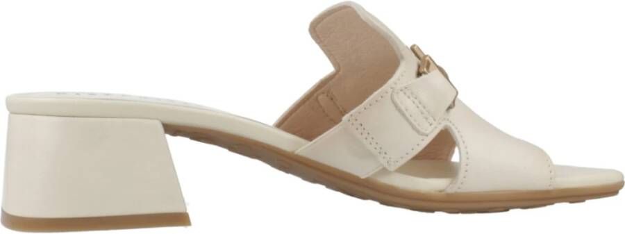 Hispanitas Stijlvolle hakken muiltjes sandaal Beige Dames