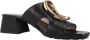 Hispanitas Stijlvolle hakken muiltjes sandaal Black Dames - Thumbnail 6