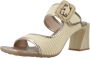 Hispanitas Stijlvolle Heeled Mules Sandaal Brown Dames - Thumbnail 4