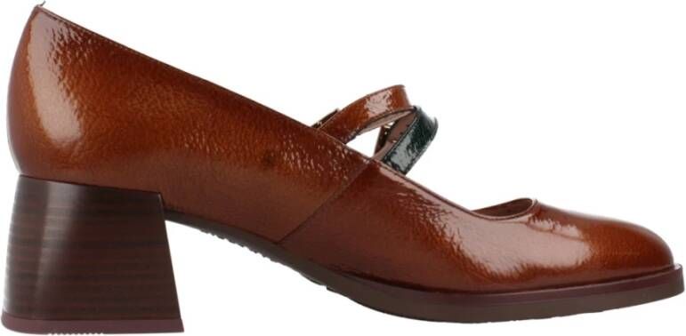 Hispanitas Zapato Tacon Brown Dames