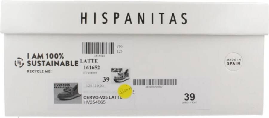 Hispanitas Stijlvolle Loafers met Versieringsdetail Beige Dames