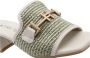 Hispanitas Dames Slippers Rhv254071 Rafia Eucalipto Mintgroen - Thumbnail 4
