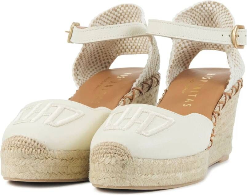 Hispanitas Witte Espadrilles White Dames