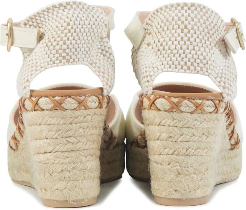 Hispanitas Witte Espadrilles White Dames