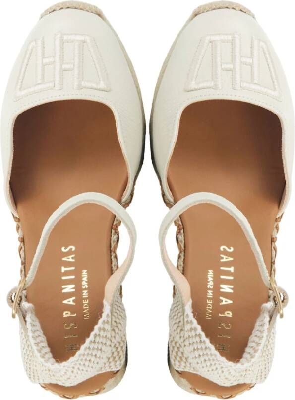 Hispanitas Witte Espadrilles White Dames