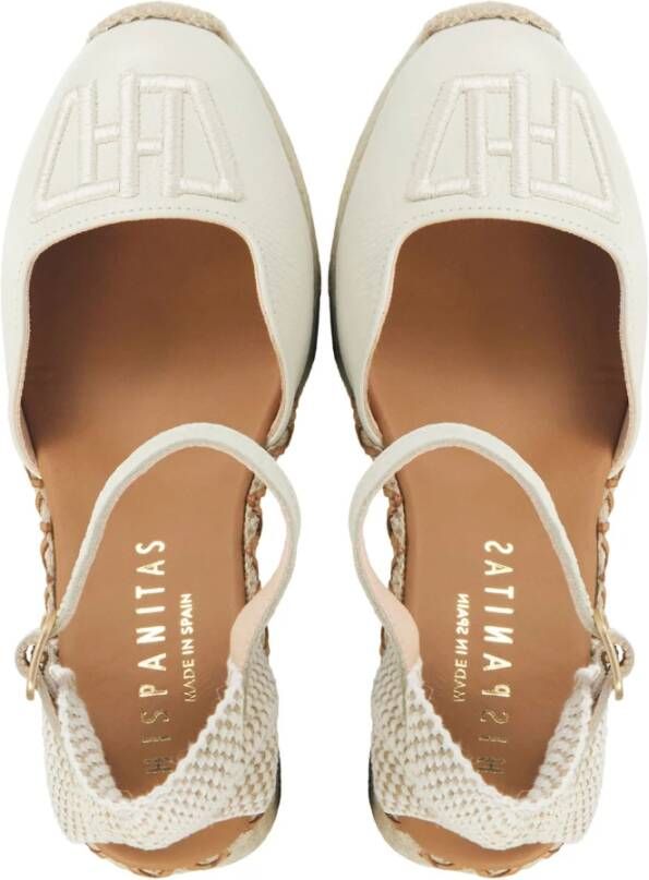 Hispanitas Witte Espadrilles White Dames