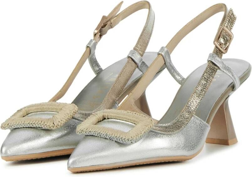 Hispanitas Zilveren Pumps Gray Dames