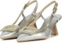 Hispanitas Dames Pumps Damesschoenen Leer Kitten heel hoogte CHV243356 Zilver - Thumbnail 2
