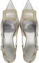 Hispanitas Dames Pumps Damesschoenen Leer Kitten heel hoogte CHV243356 Zilver - Thumbnail 4