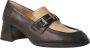 Hispanitas Zwarte Milan Dames Loafers Kettingdetail Black Dames - Thumbnail 3