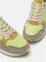 Hoff Ademende Sneakers met Leren en Stoffen Panelen Multicolor Heren - Thumbnail 9