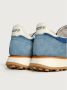 Hoff Blauwe Sneaker met Witte Achterkant Detail - Thumbnail 2