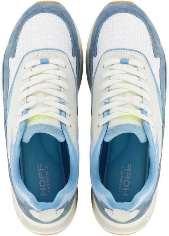 Hoff Blauwe Suède Sneakers Multicolor Dames