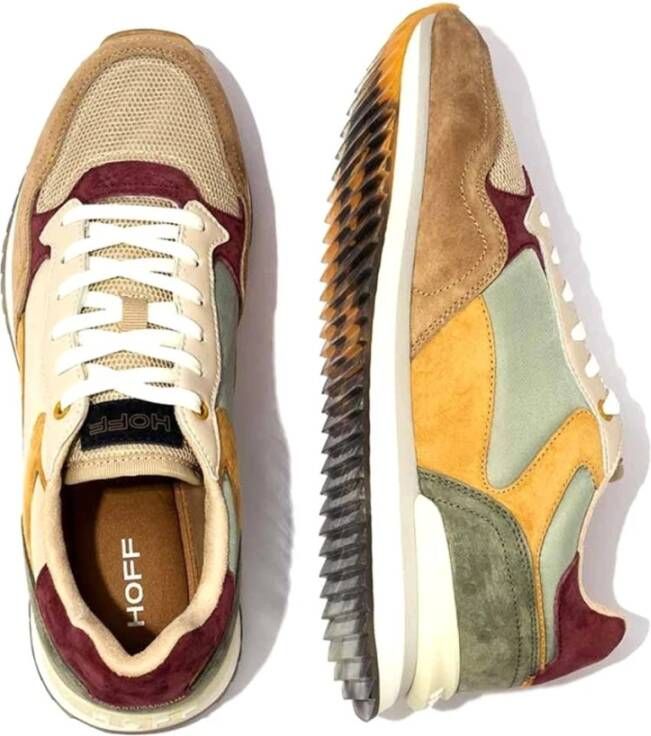 Hoff Casual Dames Sneakers in Kameelkleur Multicolor Dames