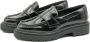 The Hoff Brand Mocasin School Loafers Instappers Dames Zwart - Thumbnail 11