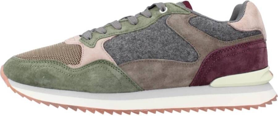 Hoff Stijlvolle lage top sneakers Green Heren