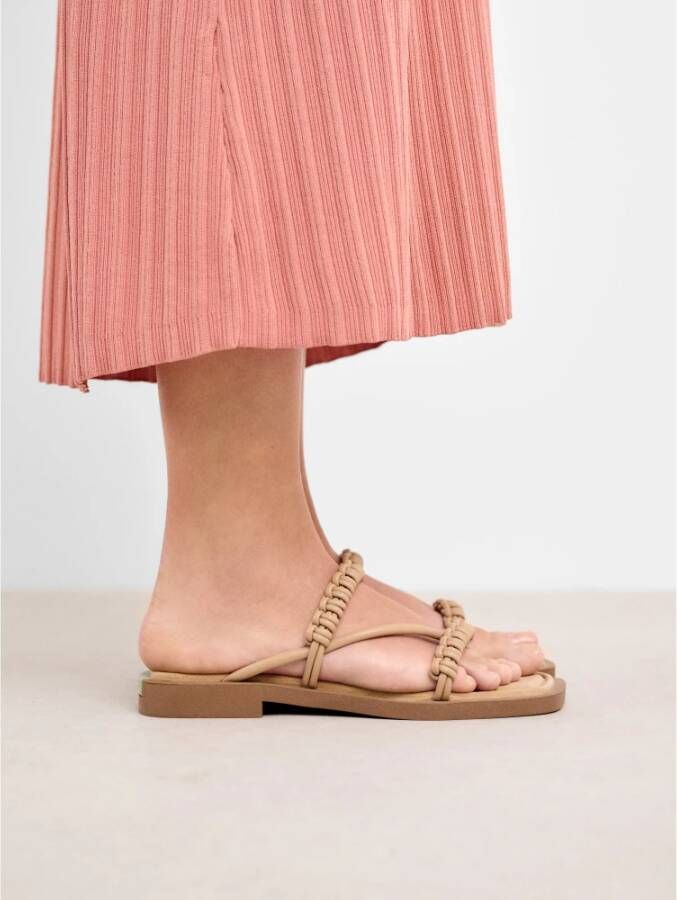 Hoff Flat Sandals Beige Dames