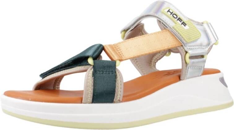 Hoff Moderne Velcro Platte Sandalen Multicolor Dames
