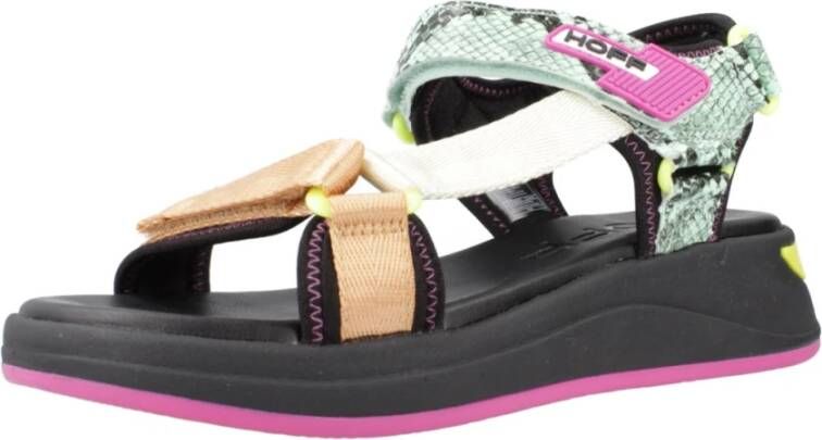 Hoff Velcro Platte Sandalen Multicolor Dames