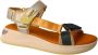 Hoff Moderne Velcro Platte Sandalen Multicolor Dames - Thumbnail 2