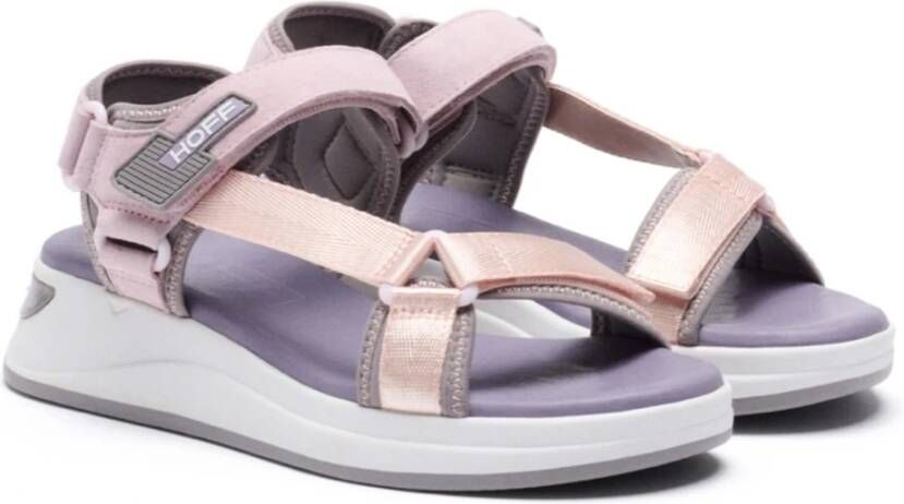 Hoff Barbados Platte Sandalen Paars Dames