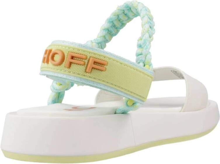 Hoff Zomer Festival Platte Sandalen White Dames