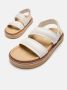 Hoff Flat Sandals White Dames - Thumbnail 3
