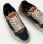 THE HOFF BRAND Lage Sneakers Heren Biarritz Maat: 41 Materiaal: Suède Kleur: Blauw - Thumbnail 14