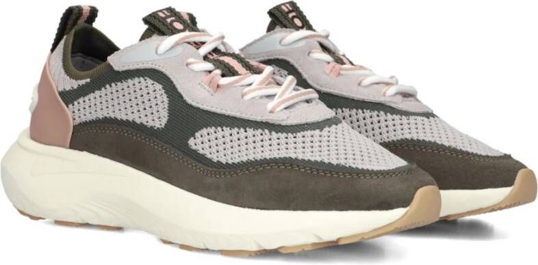 Hoff Groene Chunky Sole Sneakers voor Vrouwen