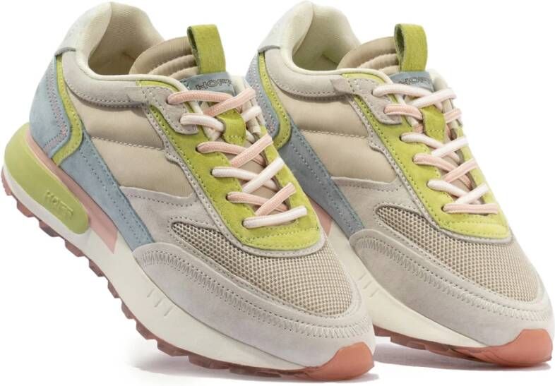 Hoff Kleurrijke Suède Damessneakers Multicolor Dames