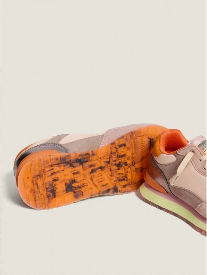 Hoff Leren Sneakers met Memory Foam Voering Multicolor Dames
