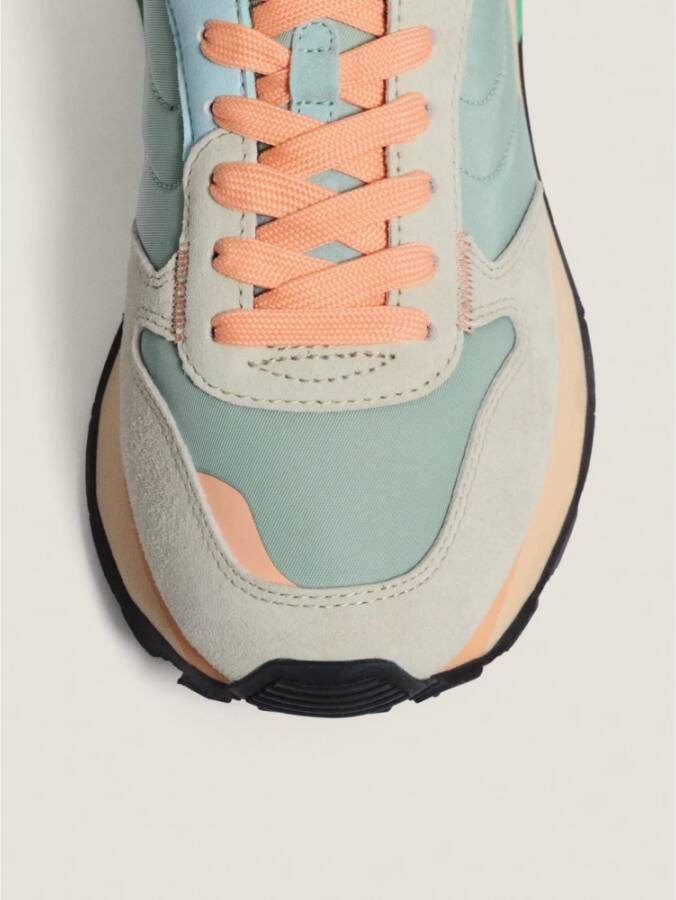 Hoff Memory-Foam Sneakers met Leer en Textiel Multicolor Dames