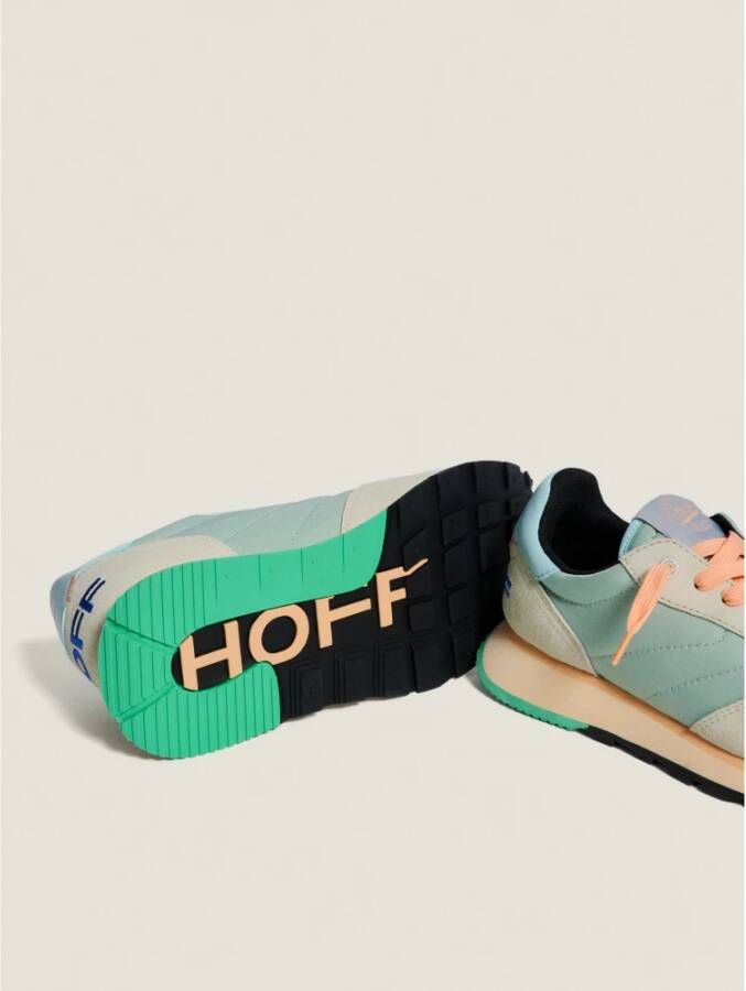 Hoff Memory-Foam Sneakers met Leer en Textiel Multicolor Dames