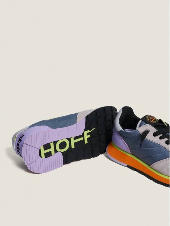 Hoff Memory-Foam Sneakers met Leer en Textiel Multicolor Dames