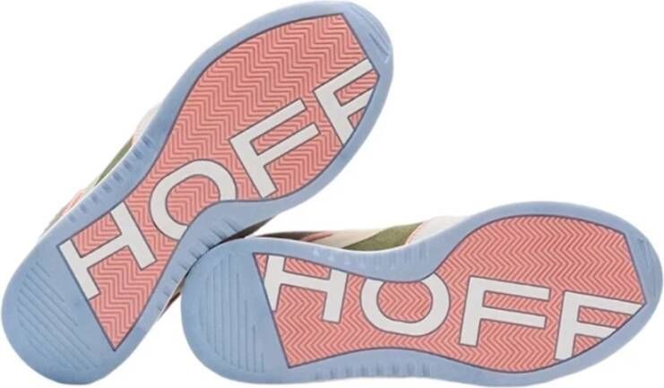 Hoff Oranje Casual Textiel Sneakers Multicolor Dames