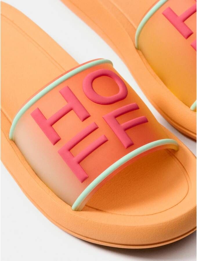 Hoff Oranje Strand Sandaal Memory Foam Technologie Multicolor Dames