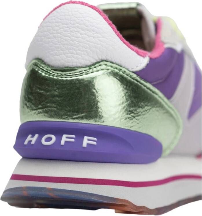 Hoff Paarse Casual Textiel Sneakers Multicolor Dames