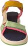 Hoff Zomer Platte Sandalen Multicolor Dames - Thumbnail 9