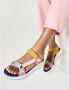 Hoff Zomer Platte Sandalen Multicolor Dames - Thumbnail 9